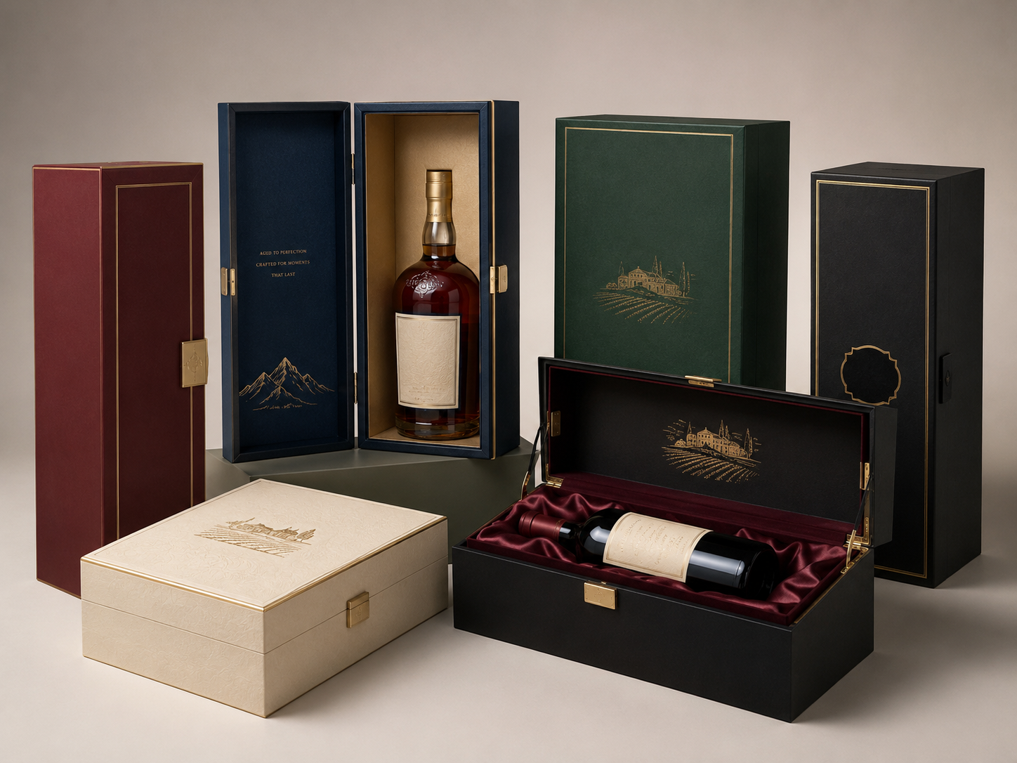 Hộp Đựng Rượu Luxury